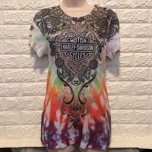 Harley Davidson tie dye tee